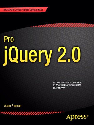 cover image of Pro jQuery 2.0
